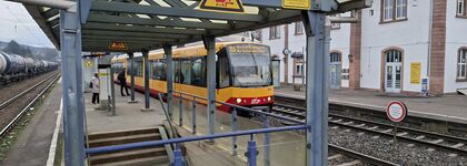 Durch Umbau soll der Bahnhof barrierefrei werden. Foto: Julian Zachmann