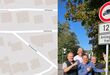 SPD Fraktionsmitglieder Bräuniger, Beier und Glavaš freuen sich über das neue Schild. Foto: SPD Fraktion